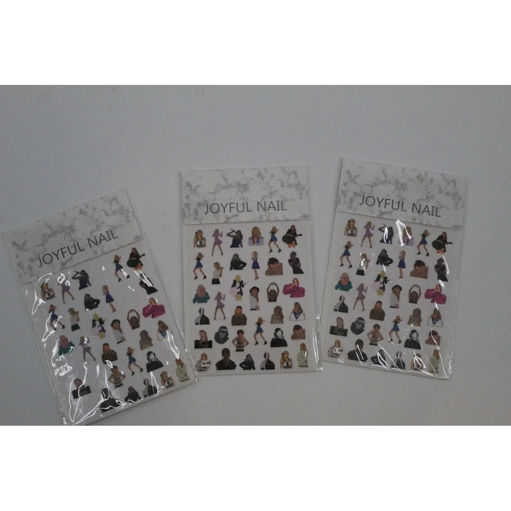 Joyful Nail Taylor Swift Eras Tour Inspired Nail Art Stickers 3 Sheets Kids New
